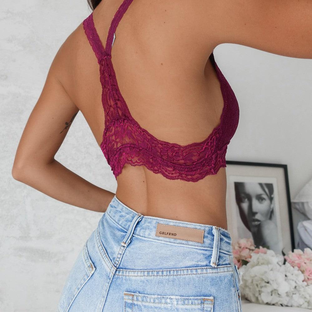 Roxanne Bralette - Burgundy-Bralette
