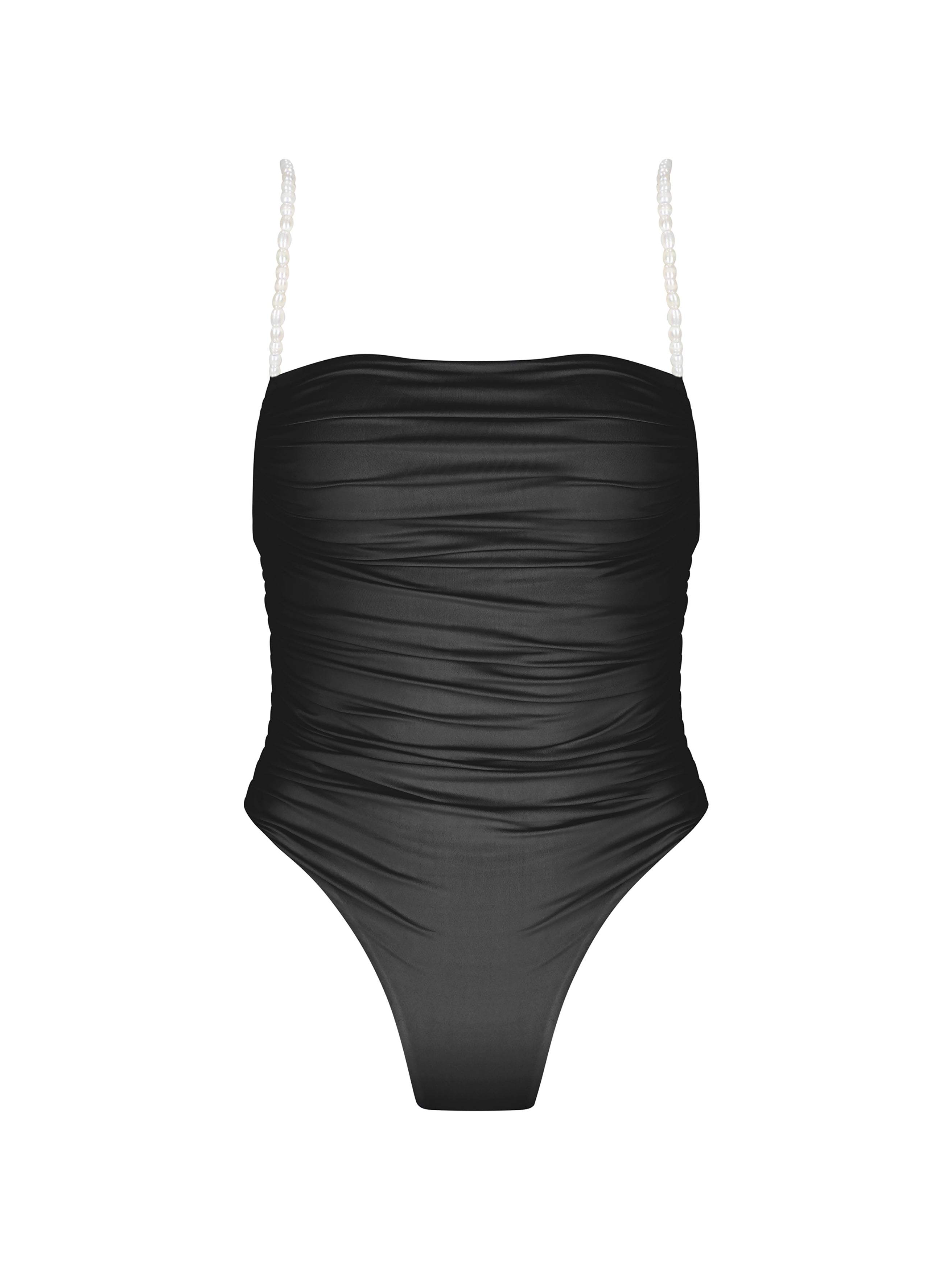 Black Bralette With Lace Detailing